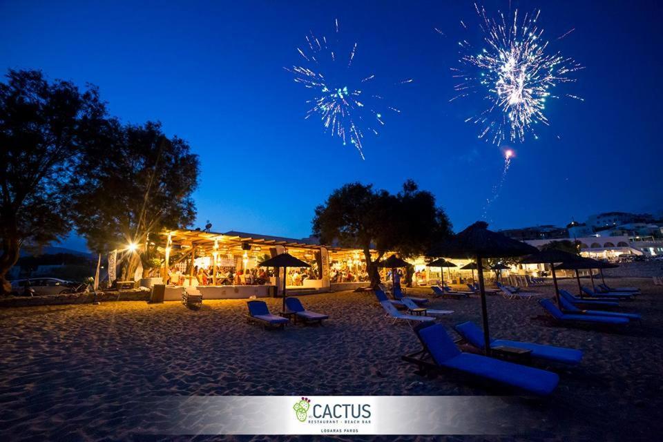 Cactus Beach Paros Logaras Exterior photo